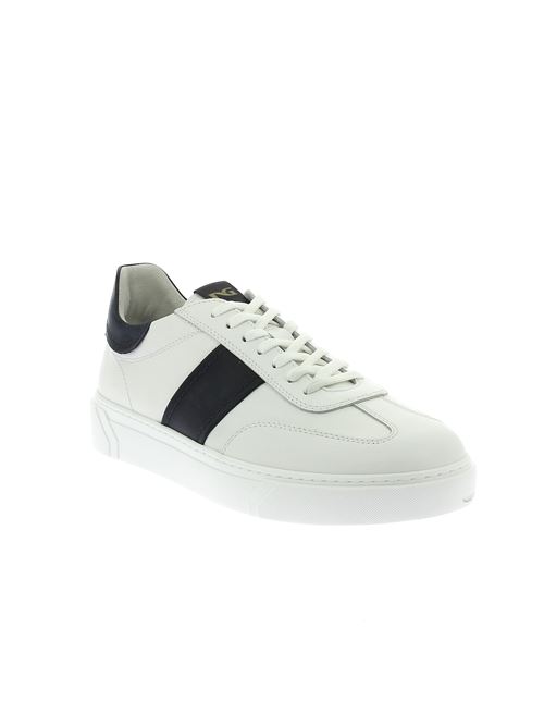 sneakers da uomo in pelle bianca NERO GIARDINI | E500691U707